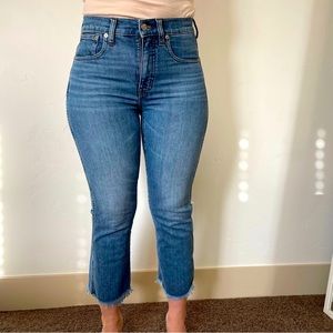 Madewell Cali Demi-Boot Jeans size 27p